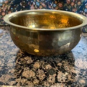 Vintage Brass Decorative Bowl